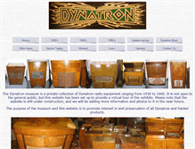 Tablet Screenshot of dynatronmuseum.org.uk